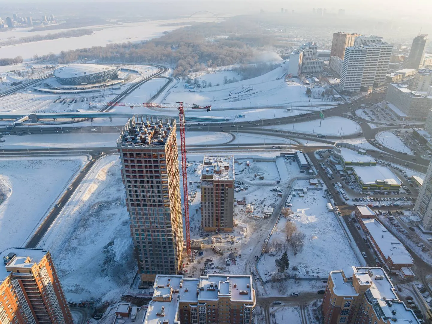 ЖК Квартал новой жизни Горская Лагуна ход строительства