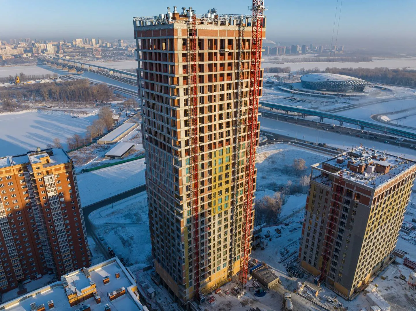 ЖК Квартал новой жизни Горская Лагуна ход строительства