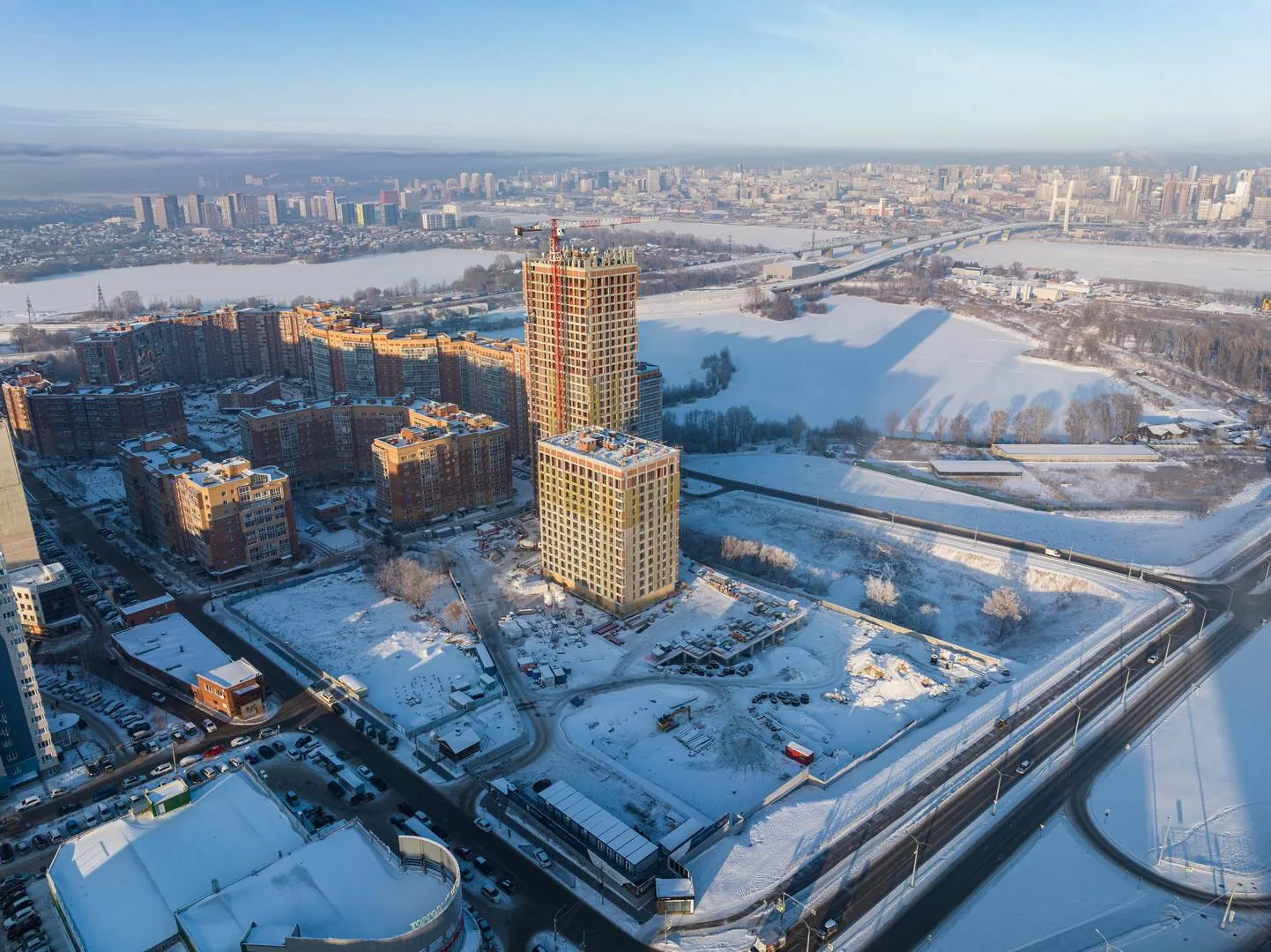 ЖК Квартал новой жизни Горская Лагуна ход строительства