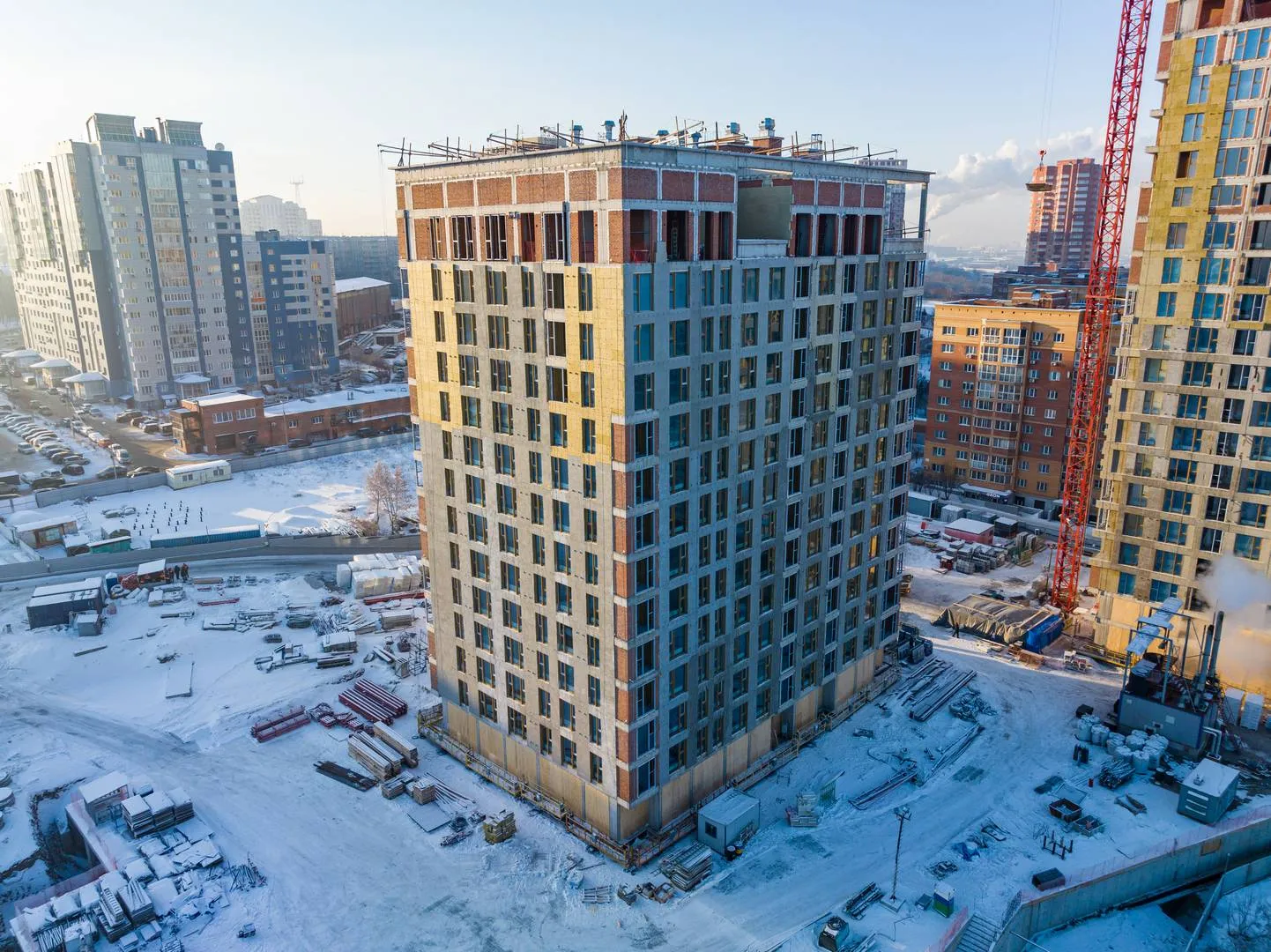 ЖК Квартал новой жизни Горская Лагуна ход строительства