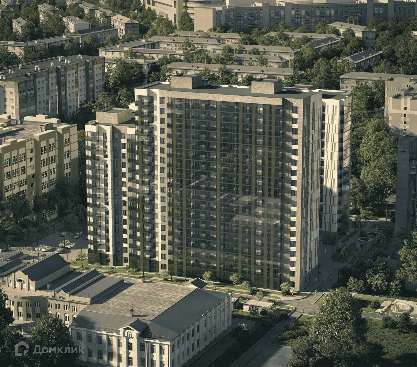 Планировка 2-комнатной квартиры 62 м² в ЖК Тетрис, г. Новосибирск — фото 6