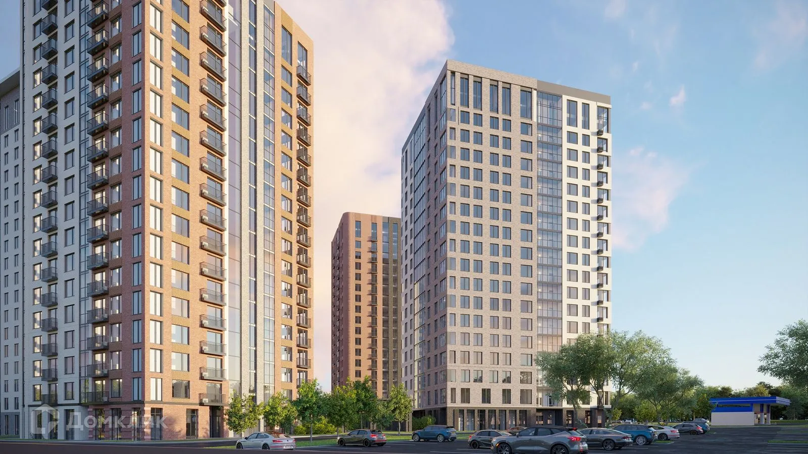 Планировка 2-комнатной квартиры 53.31 м² в ЖК Фора, г. Новосибирск — фото 2