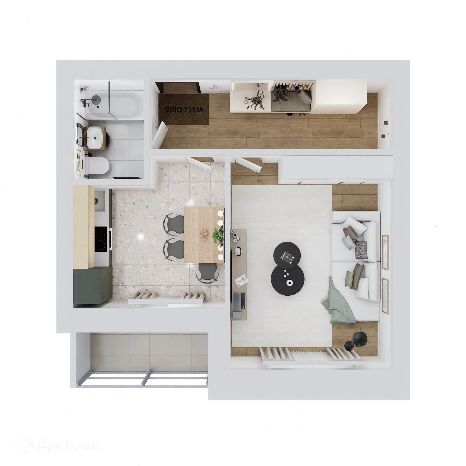 Фото квартиры в ЖК Дивногорский