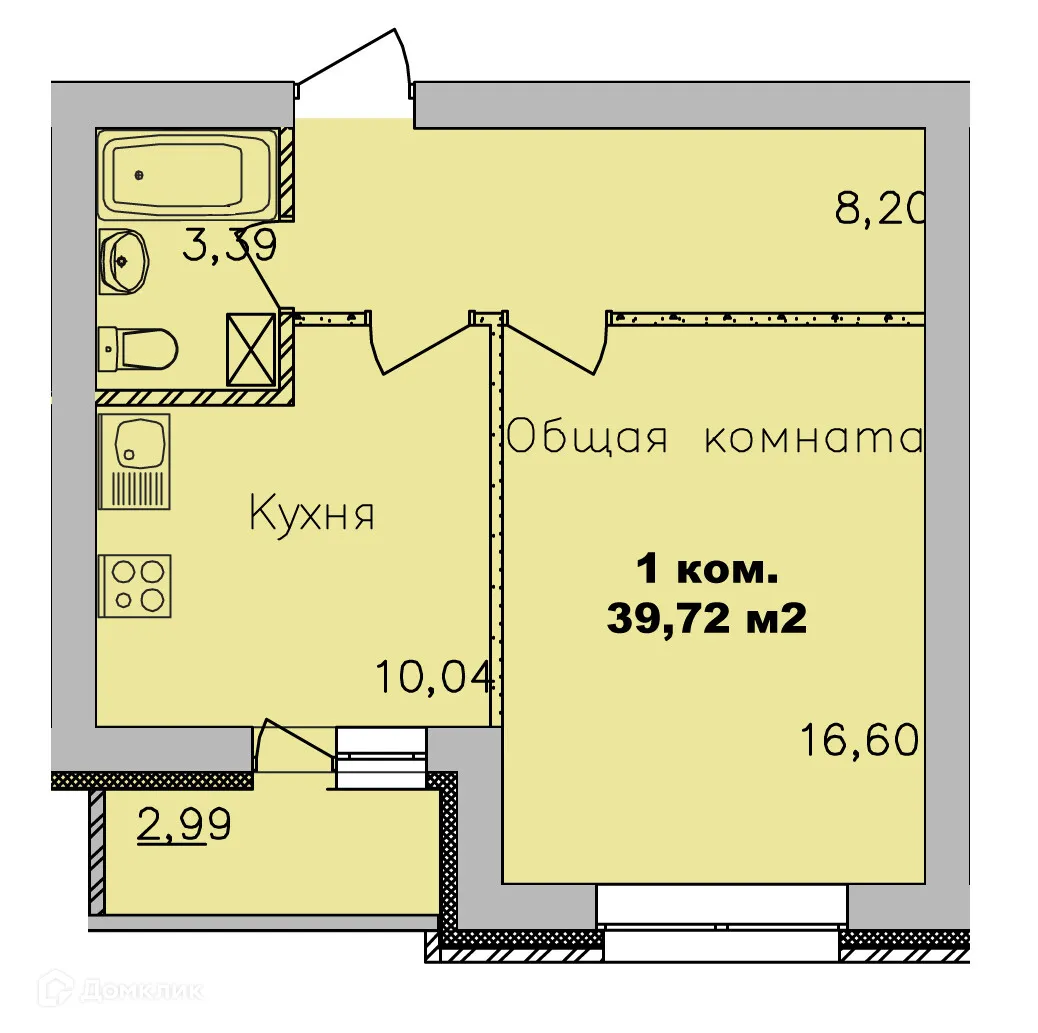 Фото квартиры в ЖК Дивногорский