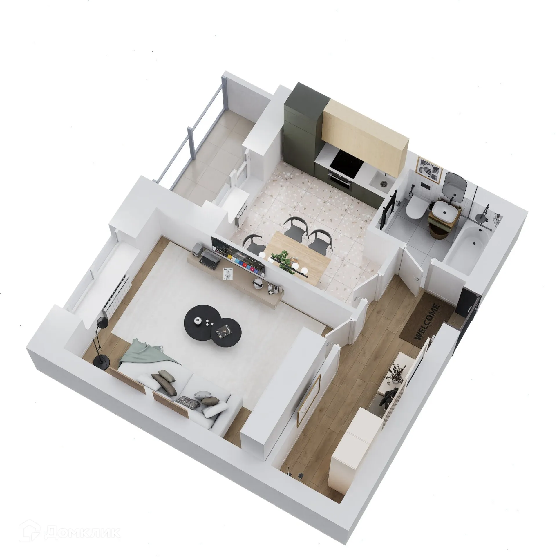 Фото квартиры в ЖК Дивногорский