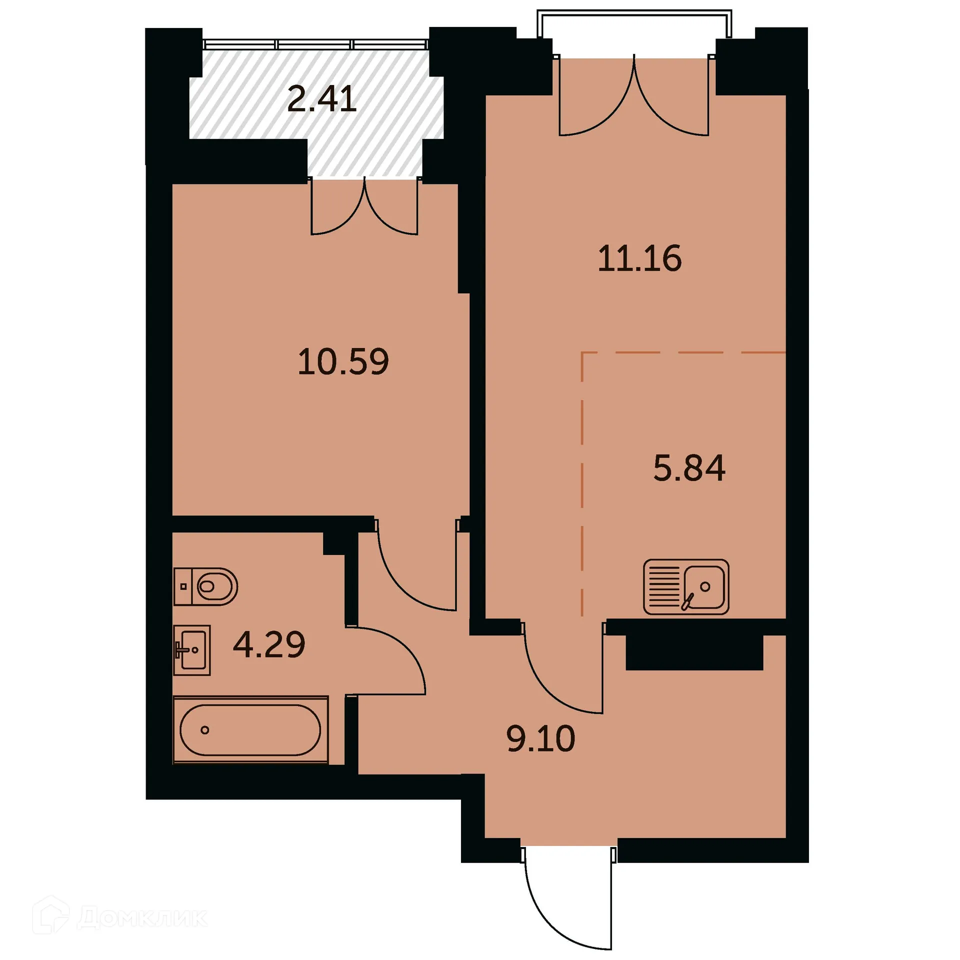 Фото квартиры в ЖК Академия