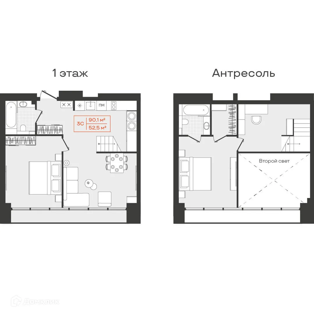 Фото квартиры в ЖК Многофункциональный комплекс Freedom