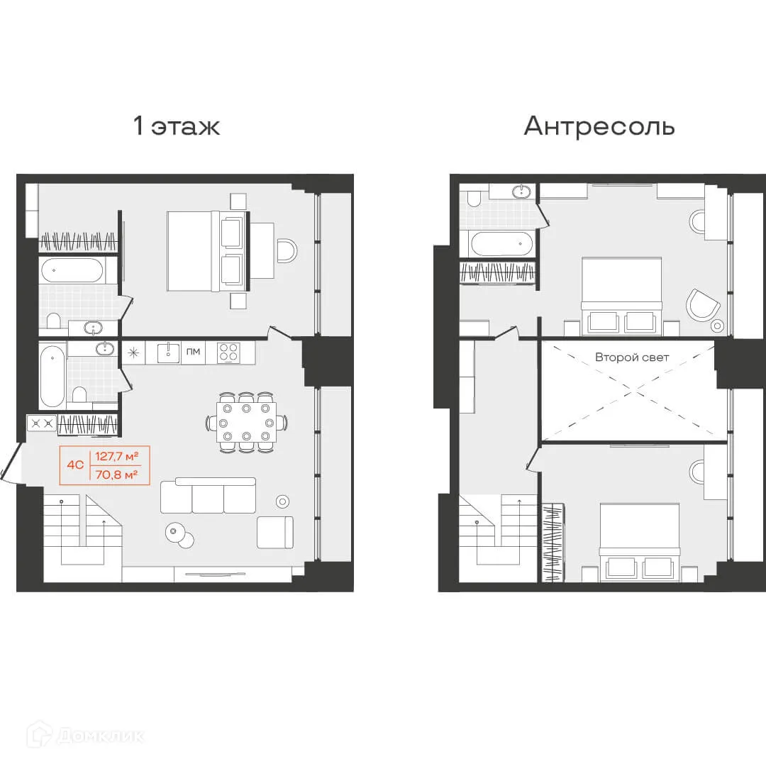 Фото квартиры в ЖК Многофункциональный комплекс Freedom