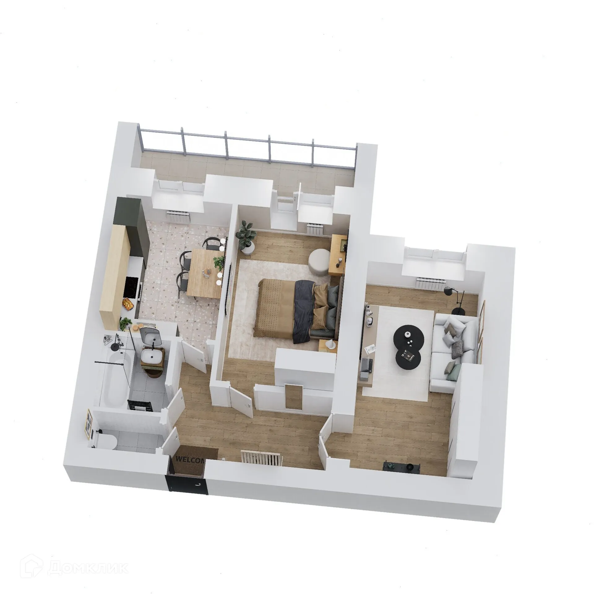 Фото квартиры в ЖК Дивногорский