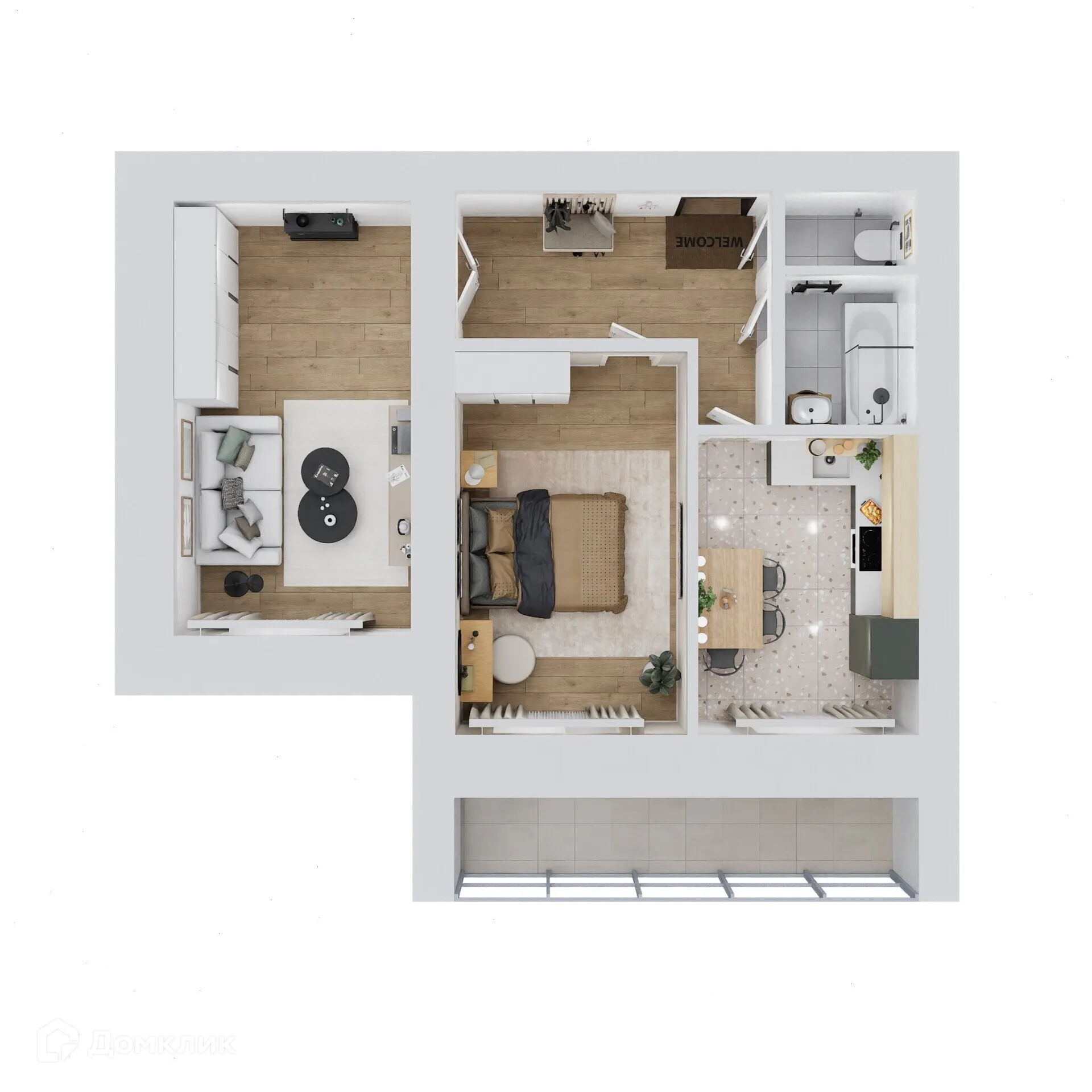 Фото квартиры в ЖК Дивногорский