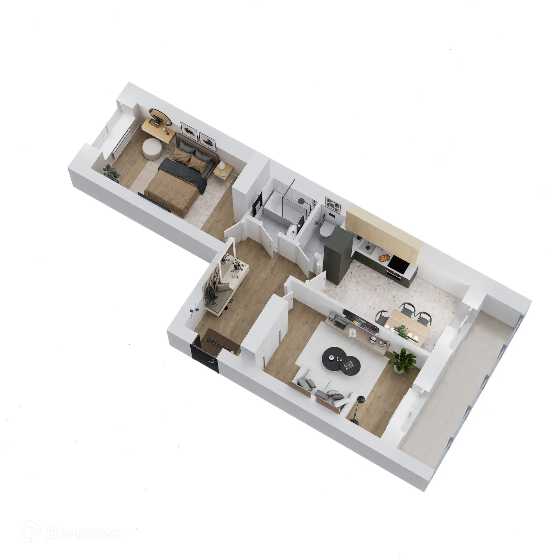 Фото квартиры в ЖК Дивногорский