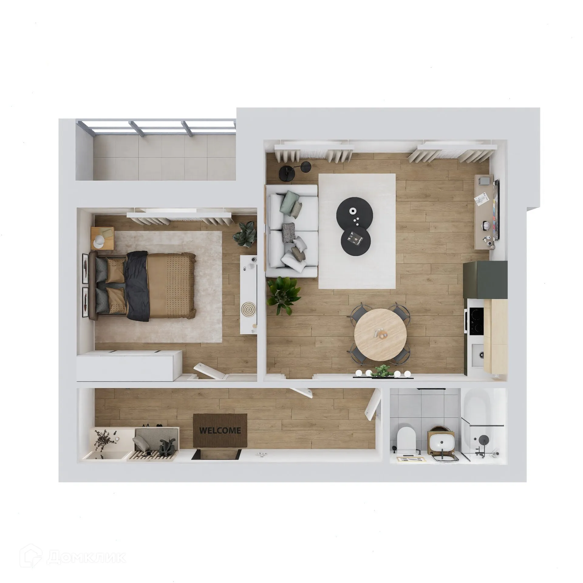 Фото квартиры в ЖК Дивногорский