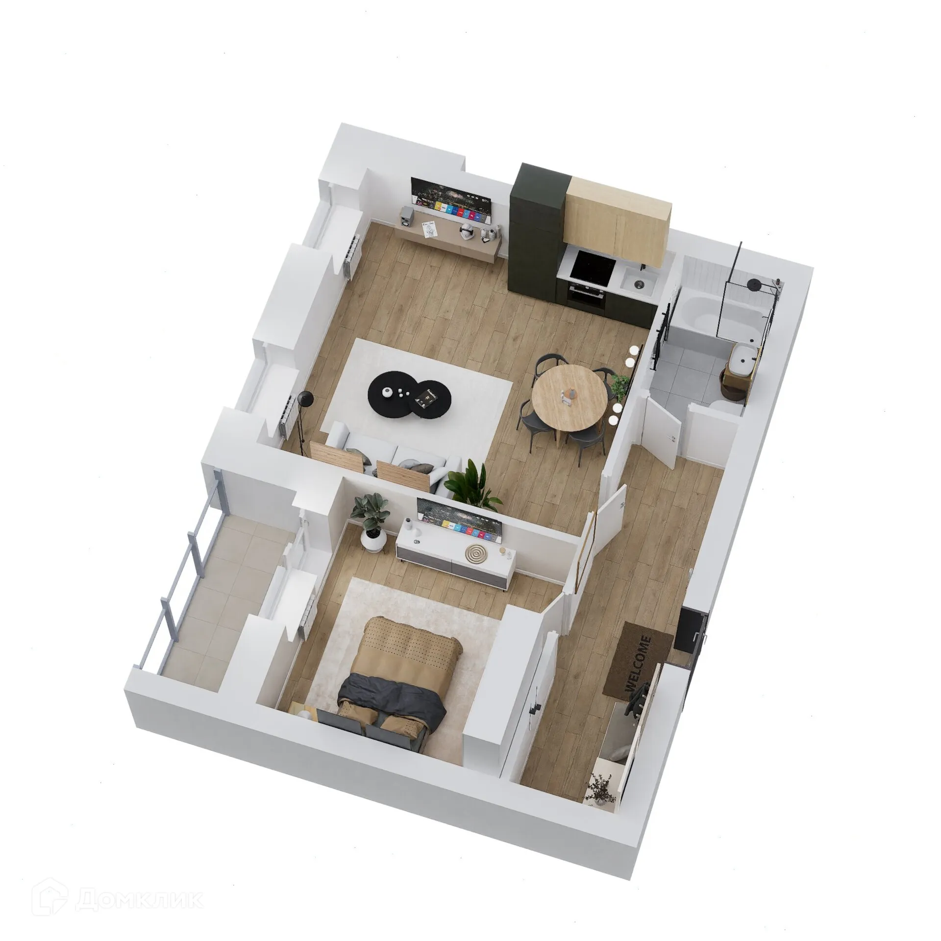 Фото квартиры в ЖК Дивногорский