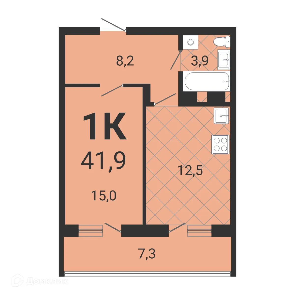 Фото квартиры в ЖК Тетрис