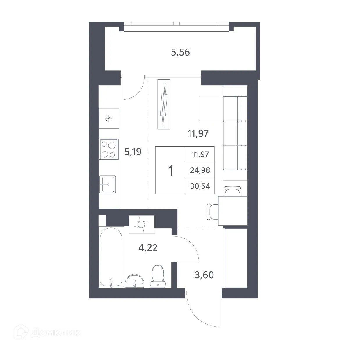 Фото квартиры в ЖК  Характер