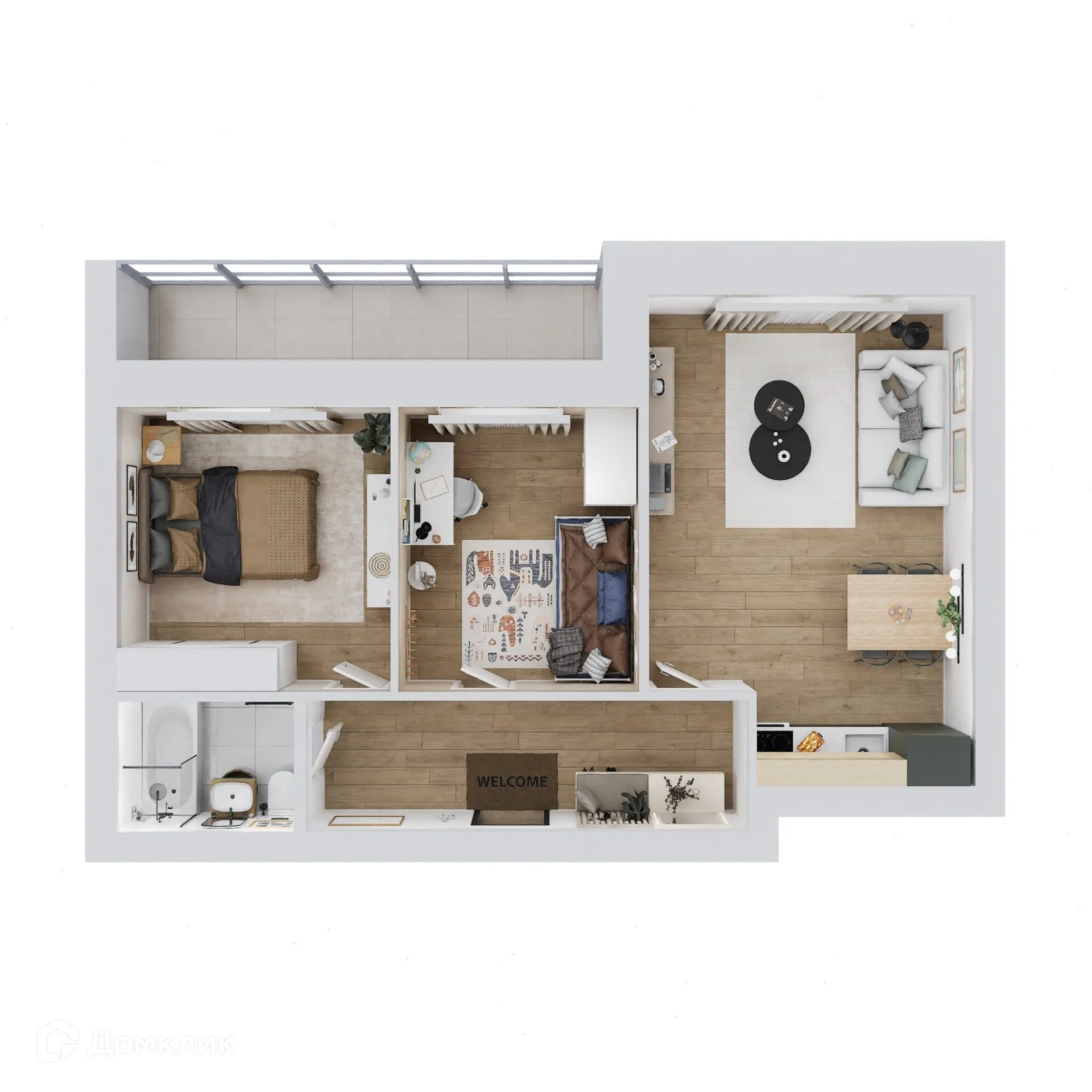 Фото квартиры в ЖК Дивногорский