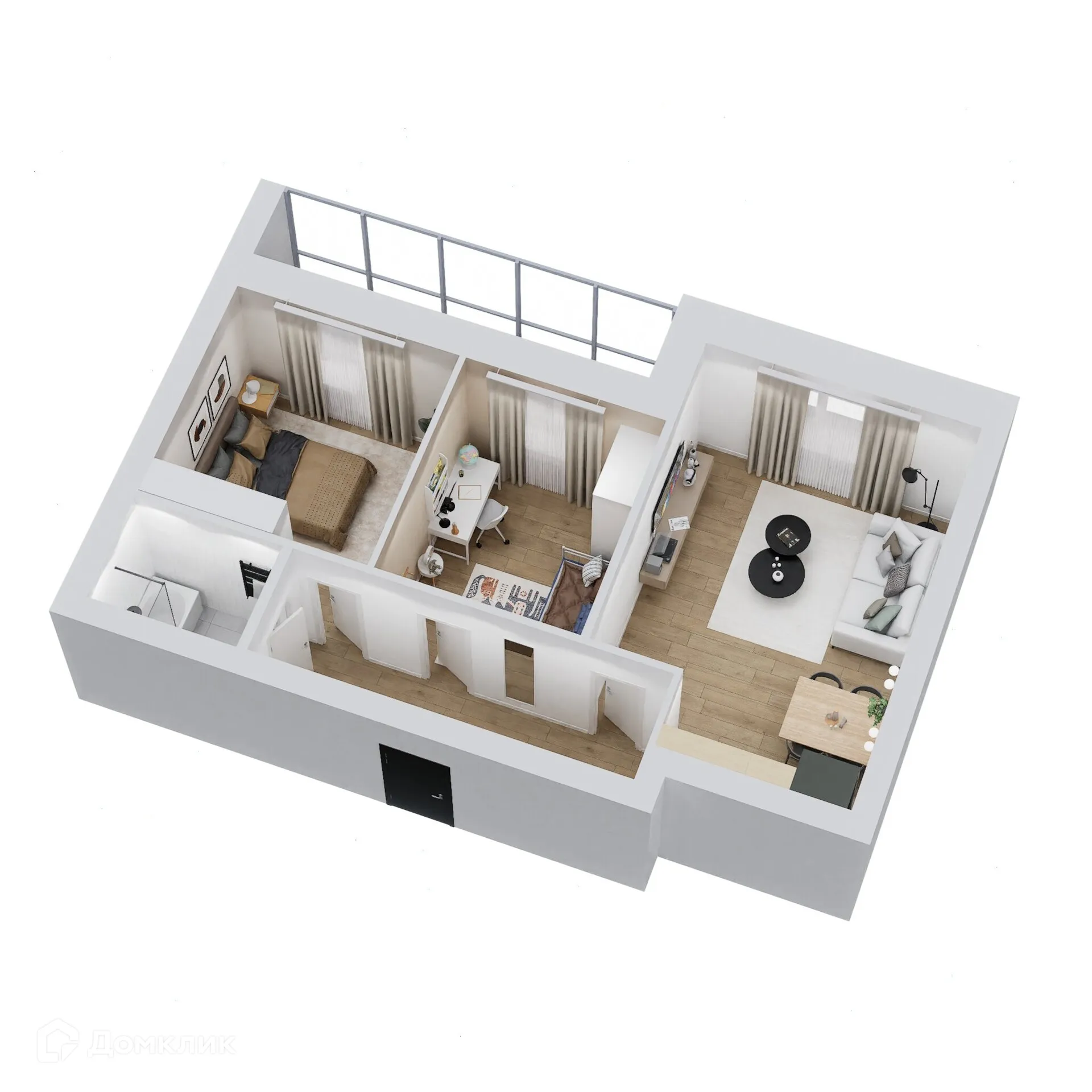 Фото квартиры в ЖК Дивногорский