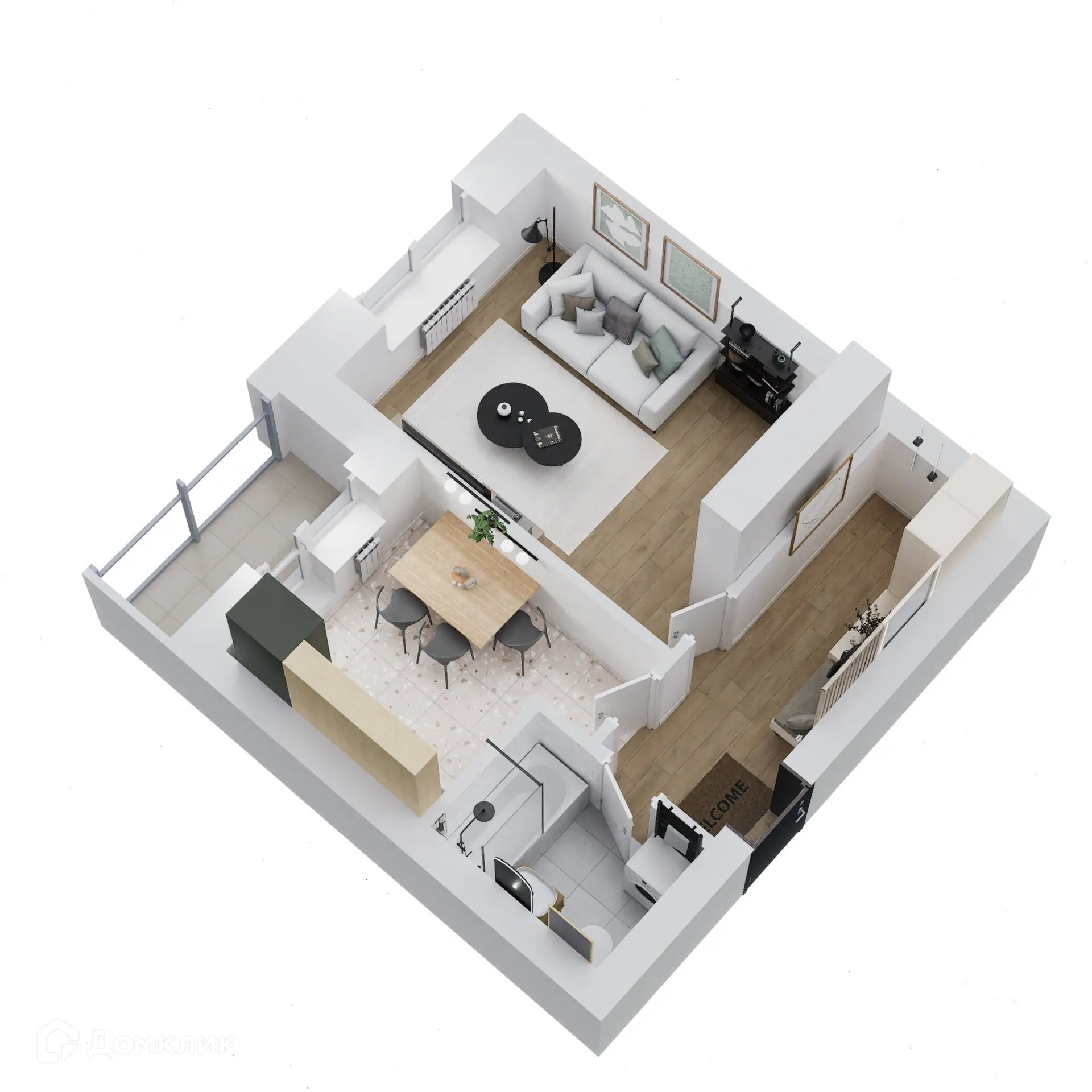 Фото квартиры в ЖК Дивногорский