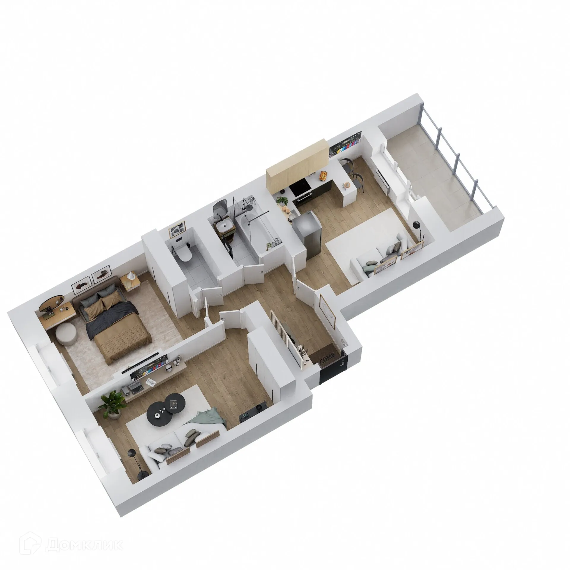 Фото квартиры в ЖК Дивногорский