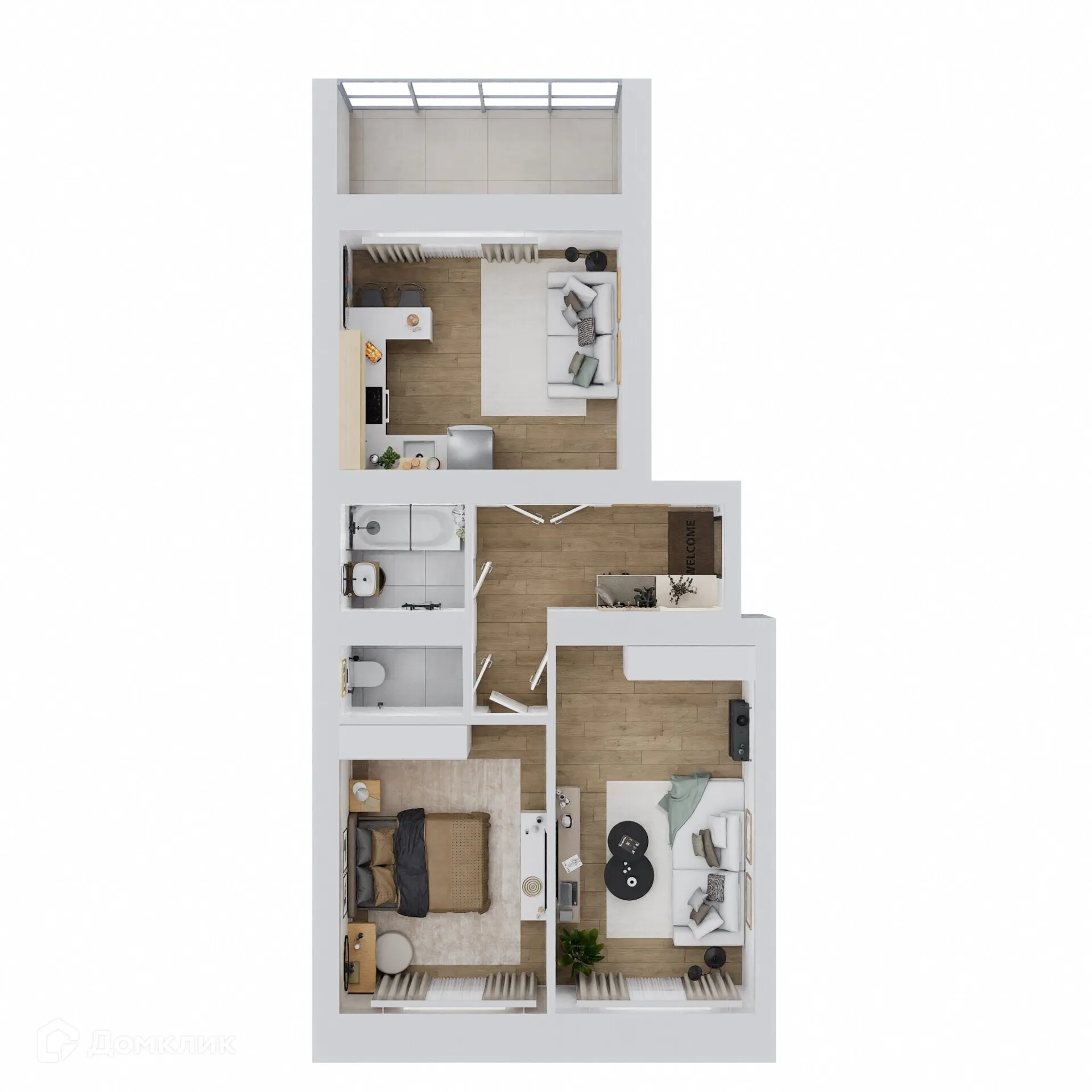 Фото квартиры в ЖК Дивногорский