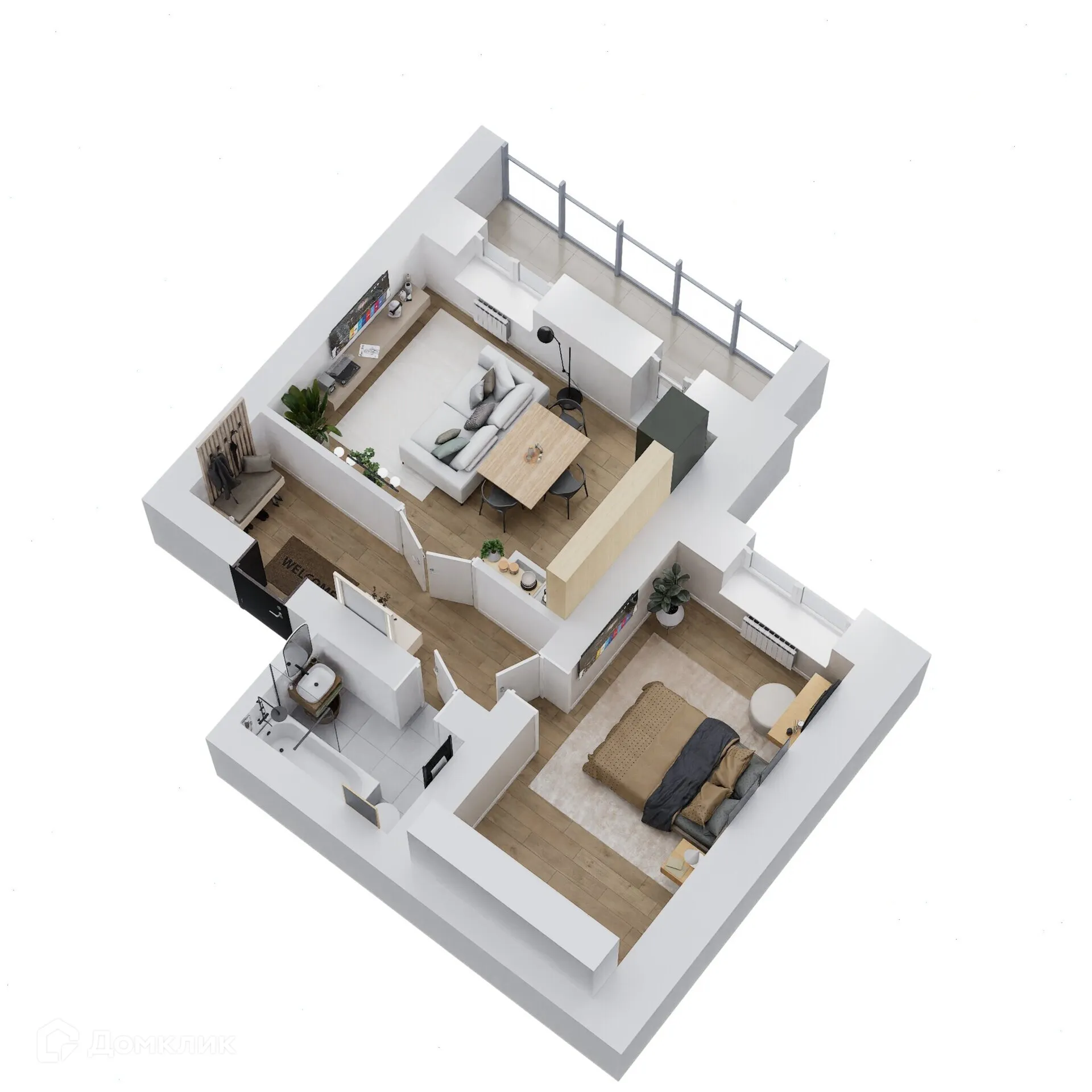 Фото квартиры в ЖК Дивногорский