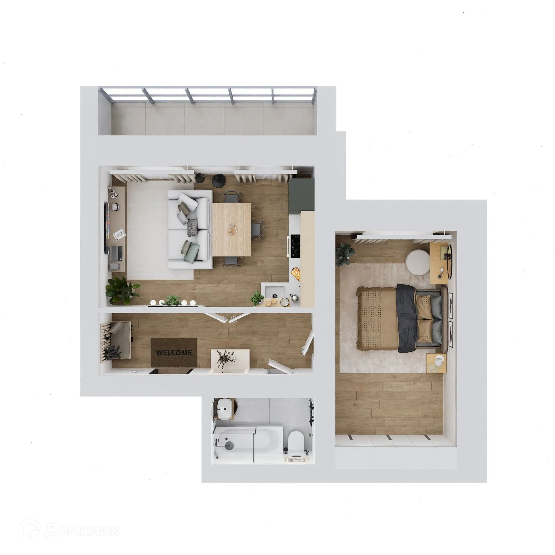 Фото квартиры в ЖК Дивногорский