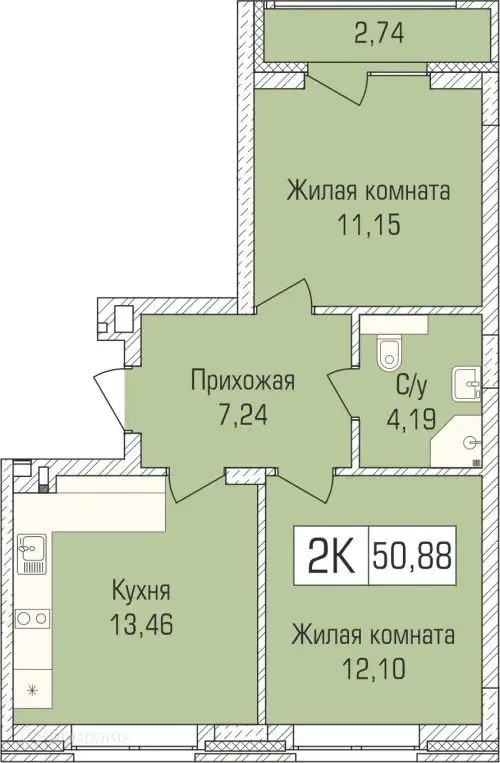 Фото квартиры в ЖК "Цивилизация"