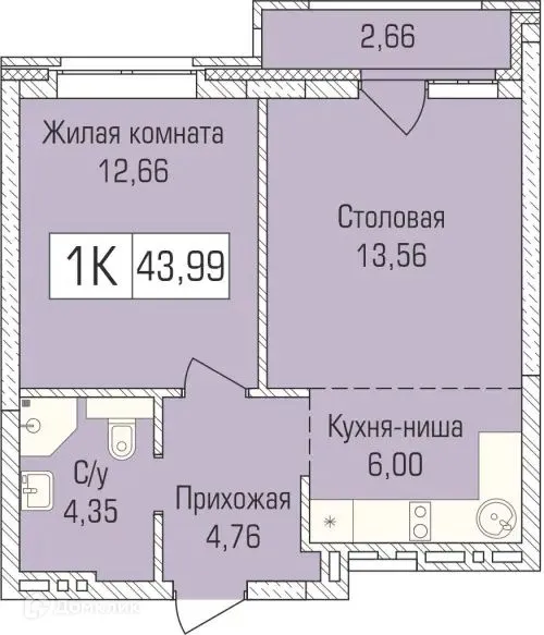 Фото квартиры в ЖК "Цивилизация"