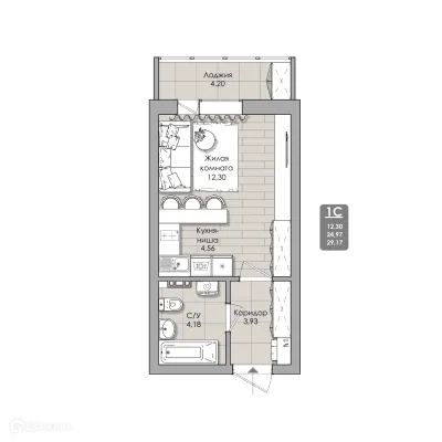 Фото квартиры в NOVA-апарт