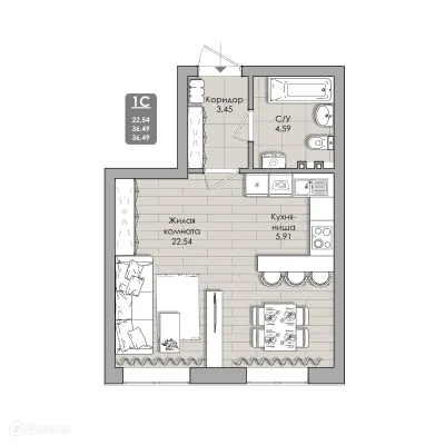 Фото квартиры в NOVA-апарт