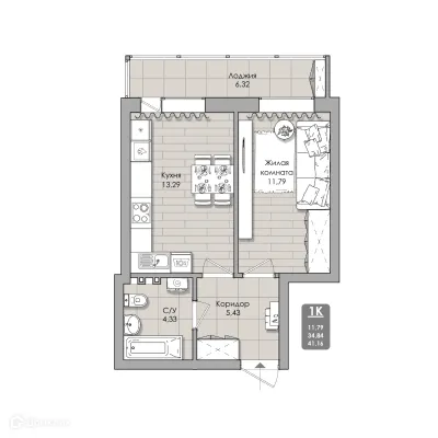 Фото квартиры в NOVA-апарт