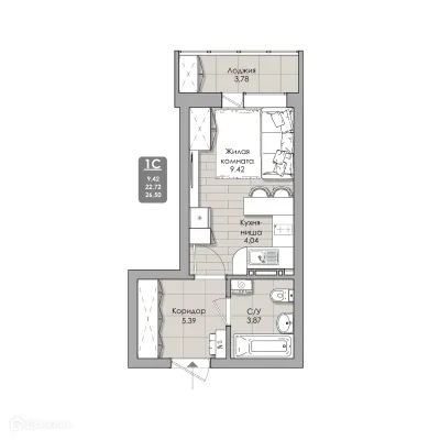 Фото квартиры в NOVA-апарт