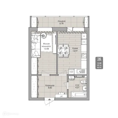 Фото квартиры в NOVA-апарт