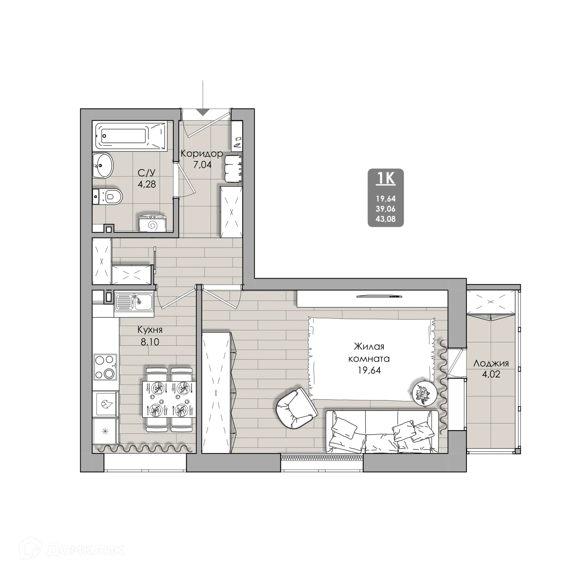 Фото квартиры в NOVA-апарт