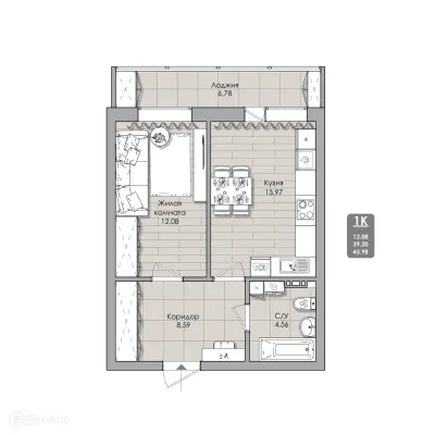 Фото квартиры в NOVA-апарт