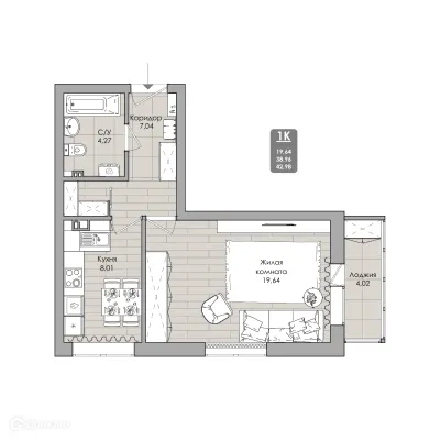 Фото квартиры в NOVA-апарт