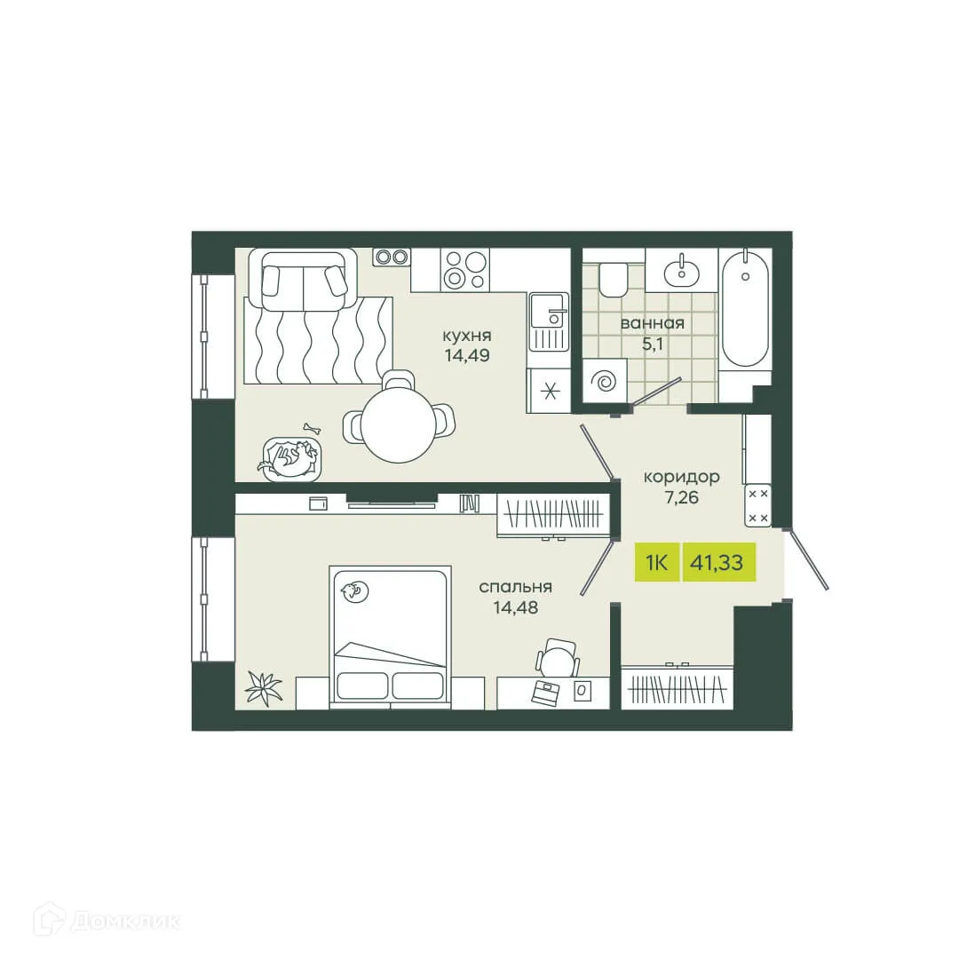 Фото квартиры в ЖК Белкин