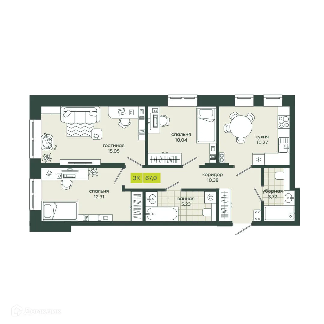 Фото квартиры в ЖК Белкин