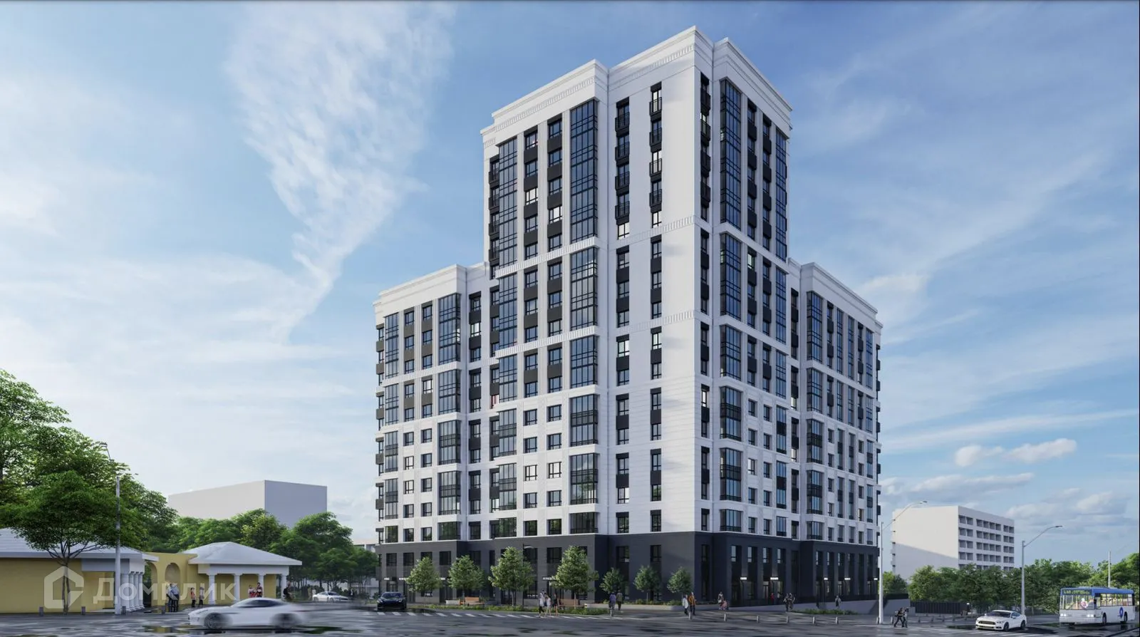 Планировка 1-комнатной квартиры 41.4 м² в ЖК Сергиев Пассаж на Беловежской, г. Новосибирск — фото 2