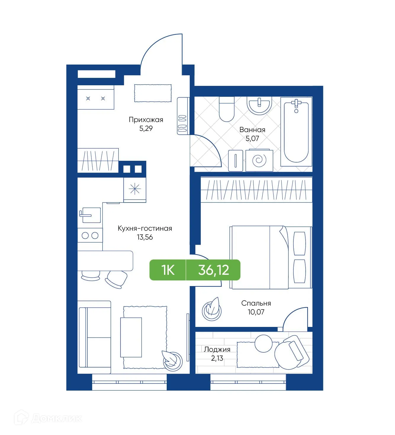 Фото квартиры в ЖК Биография