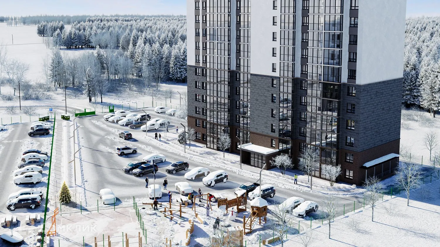 Планировка 1-комнатной квартиры 29.8 м² в ЖК Свои люди, г. Обь — фото 3