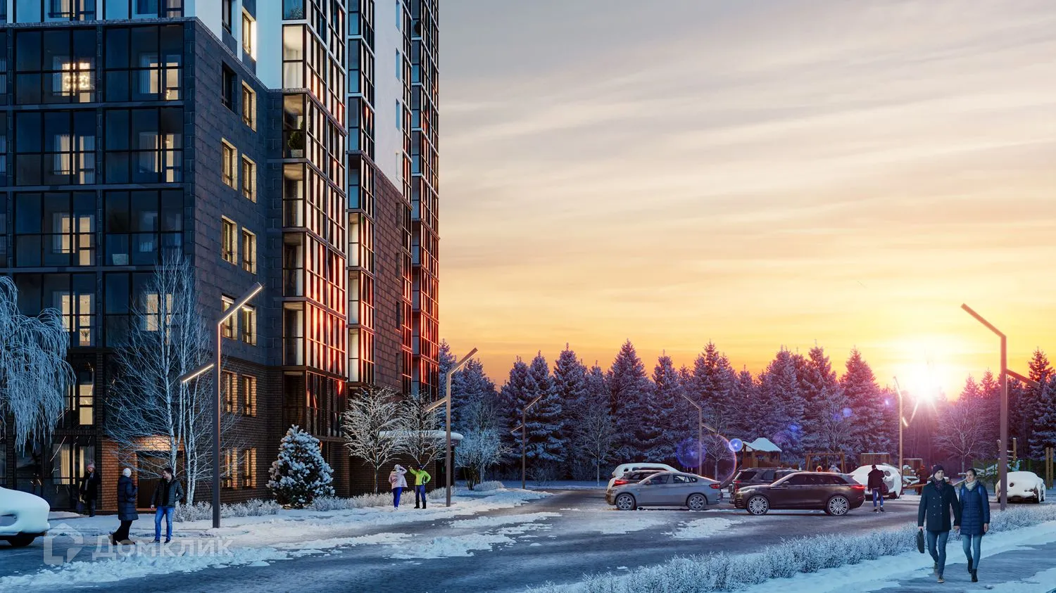 Планировка студии квартиры 26.7 м² в ЖК Свои люди, г. Обь — фото 4