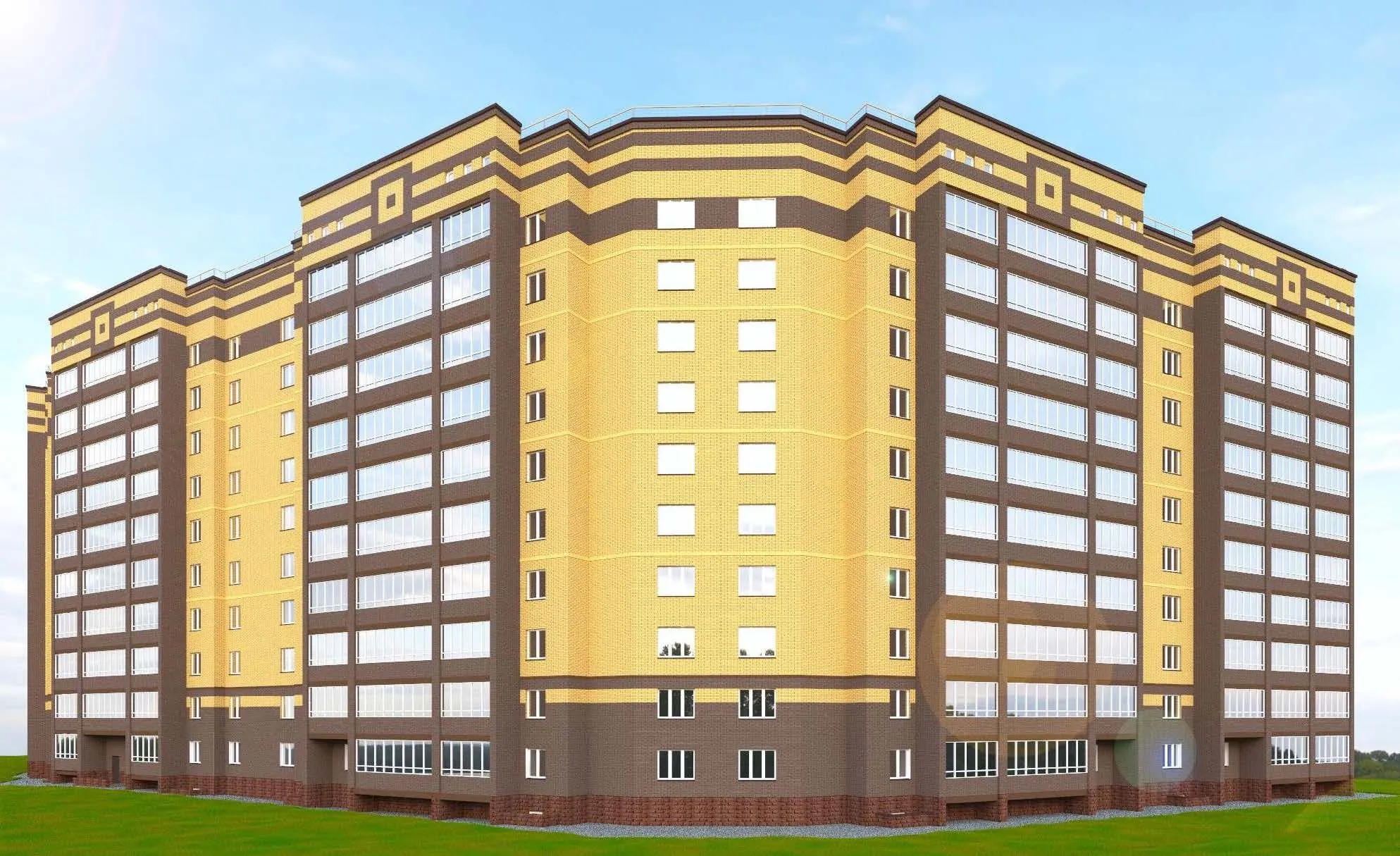 Планировка 1-комнатной квартиры 46.64 м² в ЖК ЖК Дом по ул Шашина, г. Октябрьский — фото 2