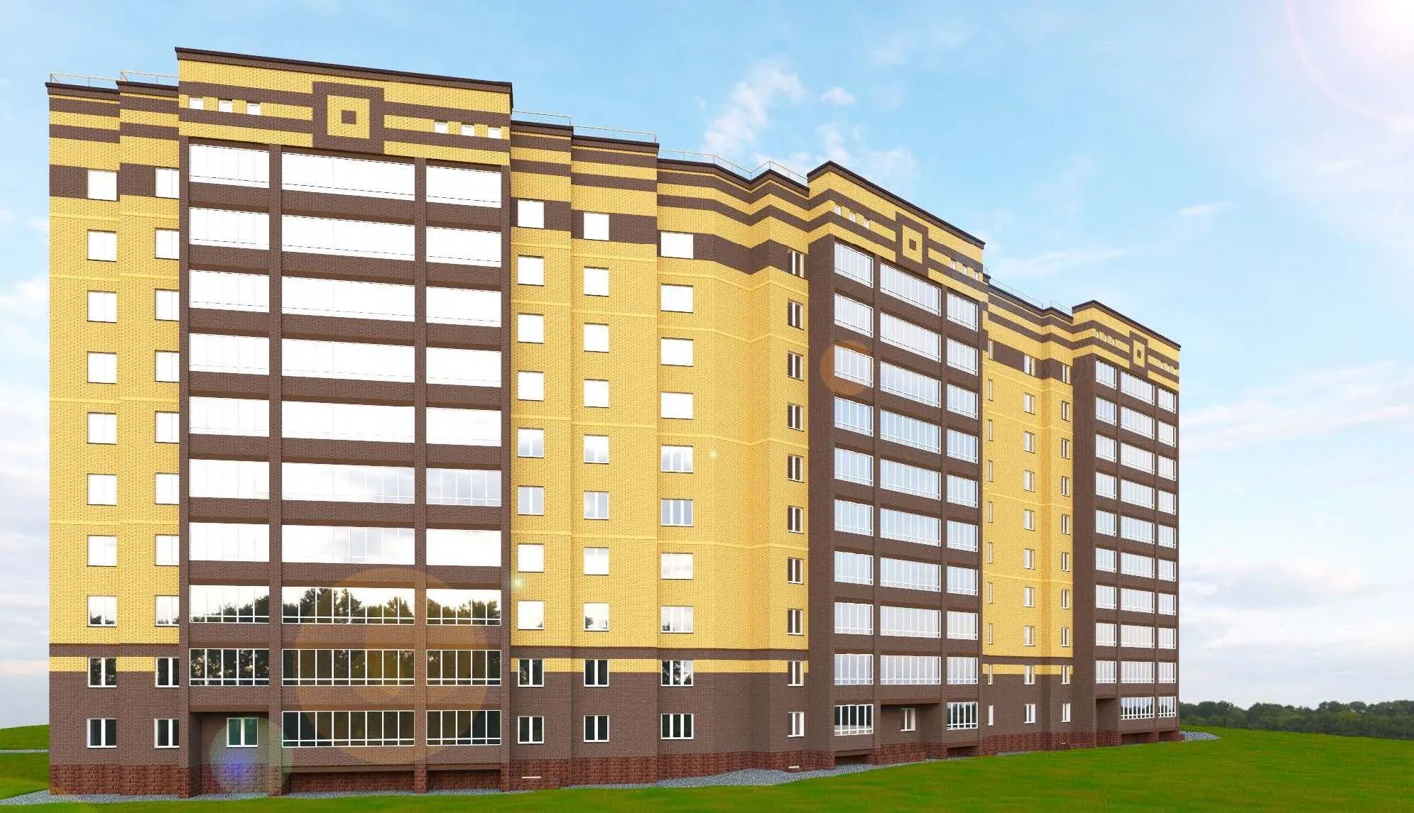 Планировка 1-комнатной квартиры 46.64 м² в ЖК ЖК Дом по ул Шашина, г. Октябрьский — фото 3