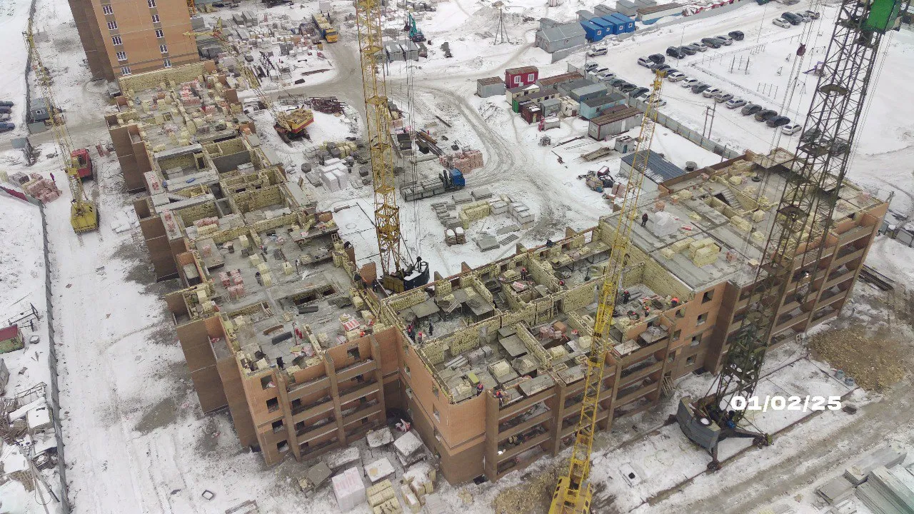 ЖК Дом по ул Шашина ход строительства