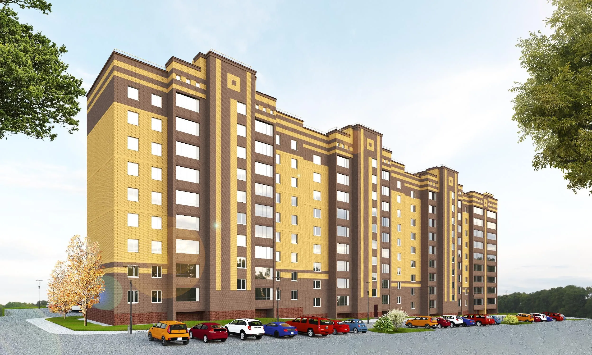 Планировка 3-комнатной квартиры 73.56 м² в ЖК ЖК Дом на Московском проспекте, г. Октябрьский — фото 2