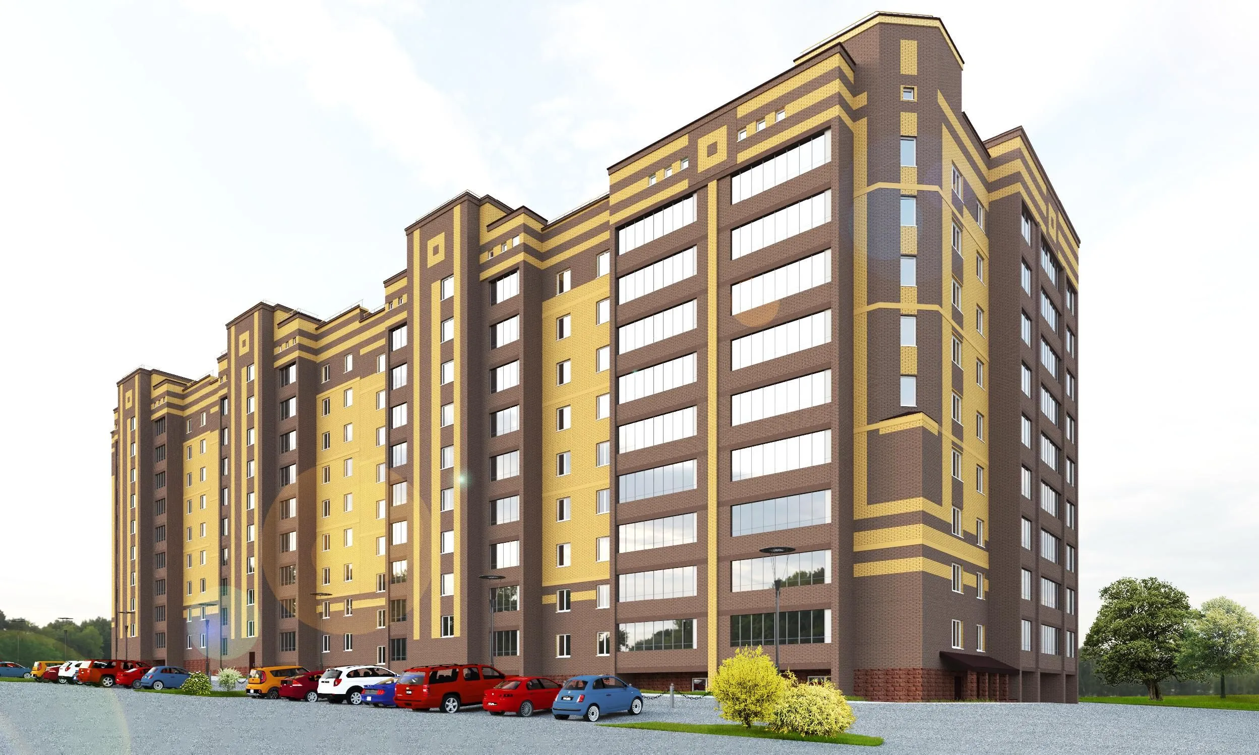 Планировка 3-комнатной квартиры 73.56 м² в ЖК ЖК Дом на Московском проспекте, г. Октябрьский — фото 3