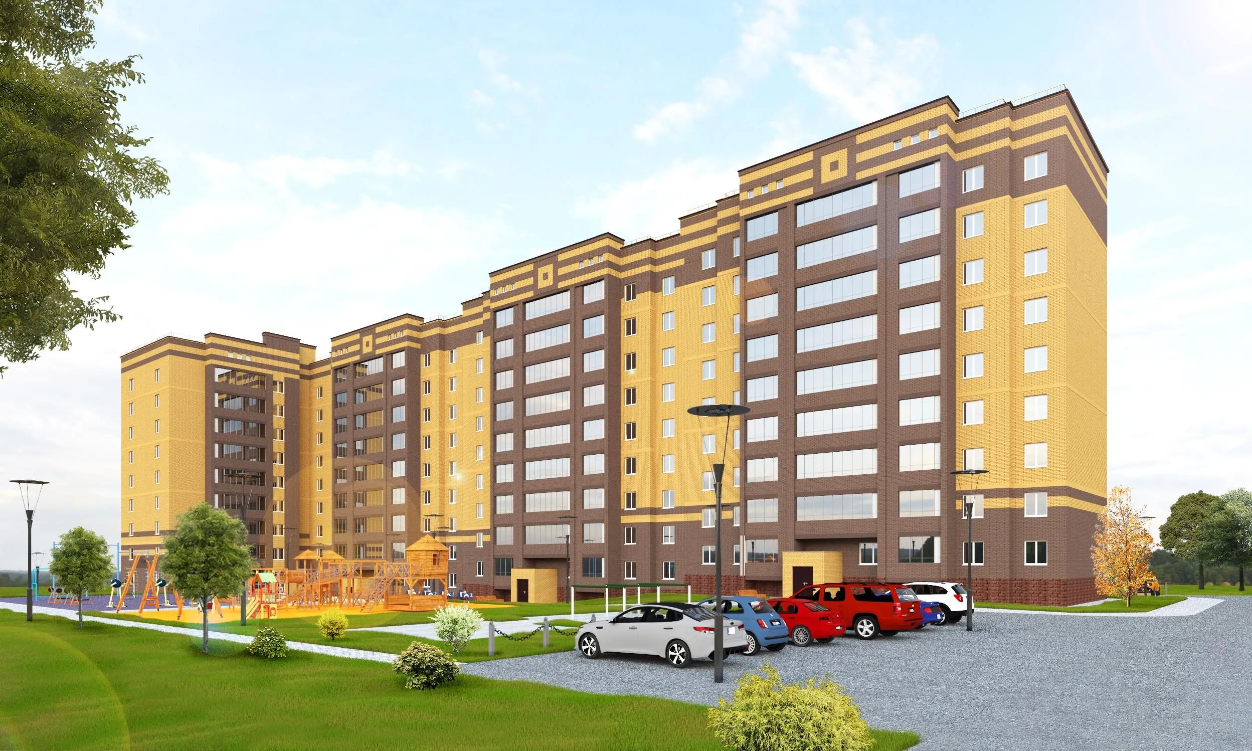 Планировка 3-комнатной квартиры 73.56 м² в ЖК ЖК Дом на Московском проспекте, г. Октябрьский — фото 4