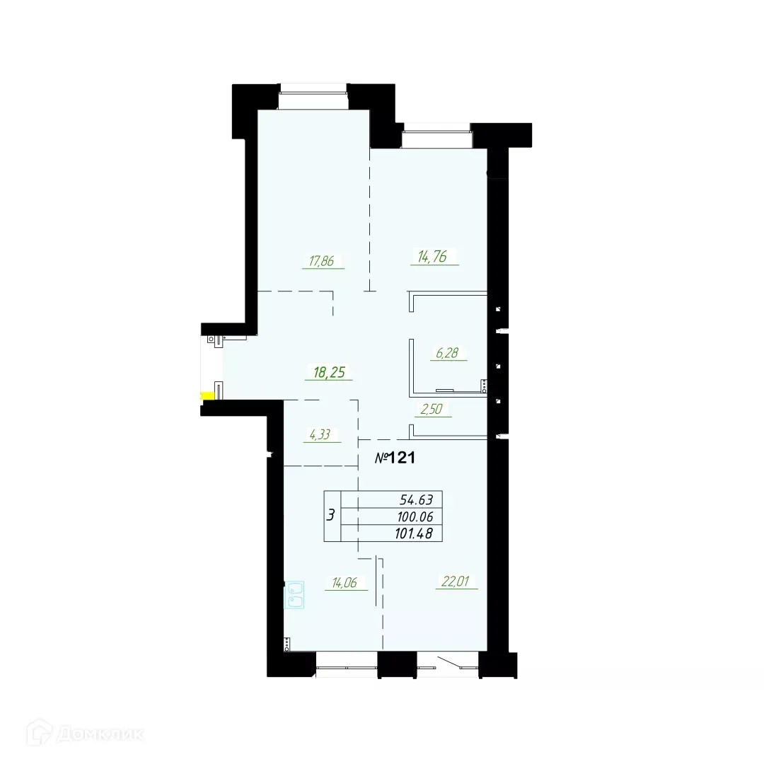 Фото квартиры в ЖК "ГРАФ"