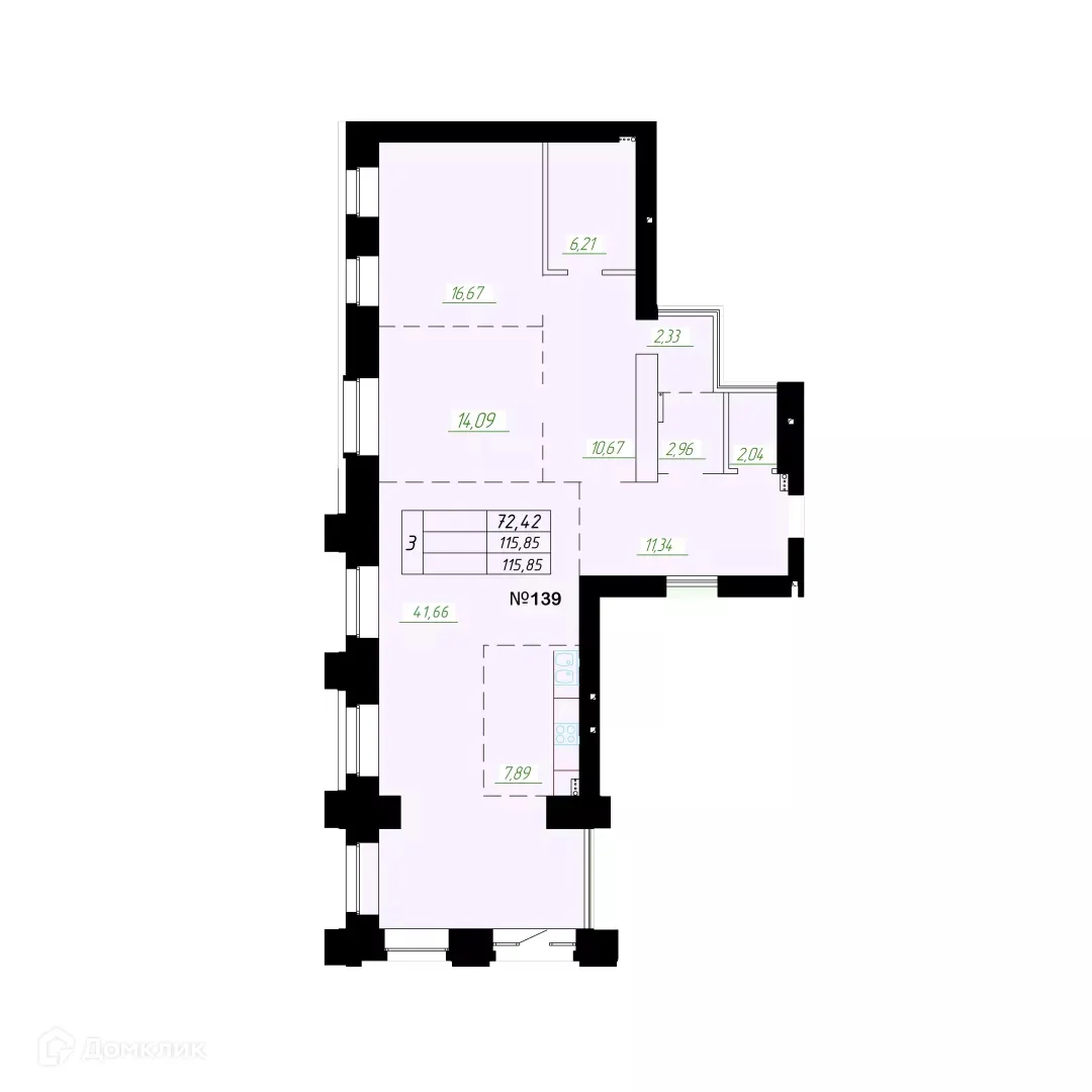 Фото квартиры в ЖК "ГРАФ"